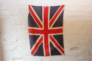 Antiques Atlas Medium Cotton British Vintage Union Jack Flag 1930