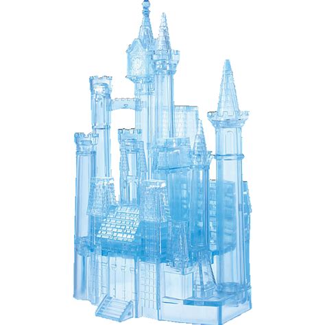 3d crystal puzzle deluxe cinderella s castle jigsaws puzzle master inc