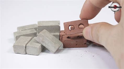 How To Make a small cement bricks - MonsterKook Q&A. - YouTube
