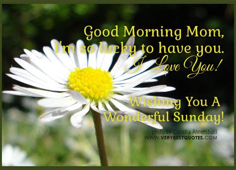 Good Morning Mom Wishing You A Wonderful Sunday Pictures Photos And