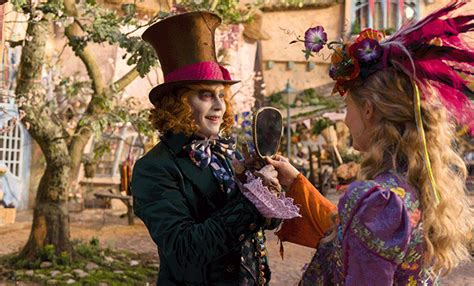 First Look Alice Meets The Mad Hatter In Through The Looking Glass Clip