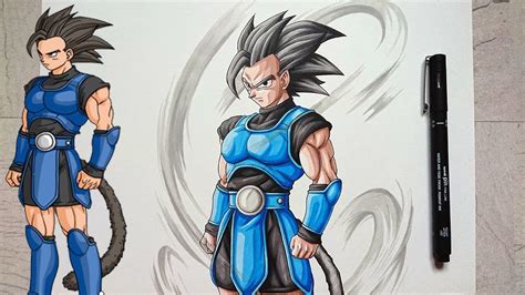 In the dragon ball super manga, it is said that the legendary saiyan appears once every 1,000 years, further implying that this was the form yamoshi utilized. New Saiyan Warrior | SHALLOT | Drawing - Dragonball Art - YouTube