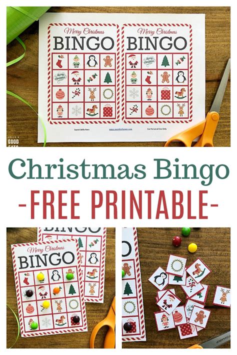 Get Printable Childrens Christmas Bingo Cards Most Popular School Info