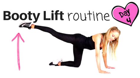9 Minute Booty Lift Workout Home Workout Exercises To Lift And Tone Your Butt And Thighs