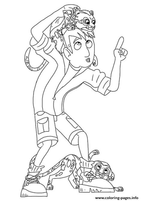 Wild kratts coloring pages are a fun way for kids of all ages, adults to develop creativity, concentration, fine motor skills, and color recognition. Get This Wild Kratts Coloring Pages Free tar3m