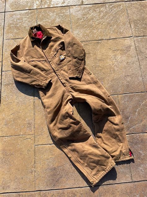 Vintage Vintage Carhartt Full Body Jumpsuit Grailed