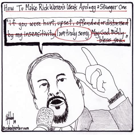 What My Wife Says When I Apologize Like Rick Warren David Hayward