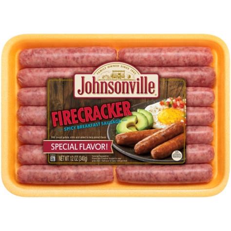 Johnsonville Firecracker Spicy Breakfast Sausage 12 Oz Frys Food