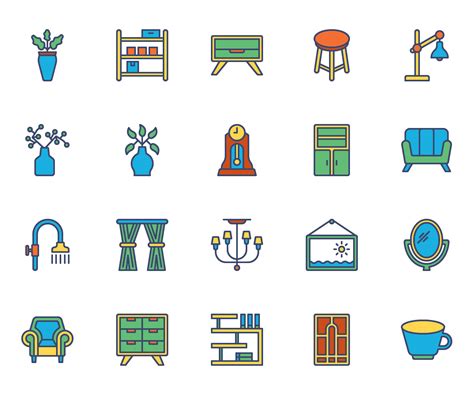 Home Decor Icons Pack Graphicsfuel