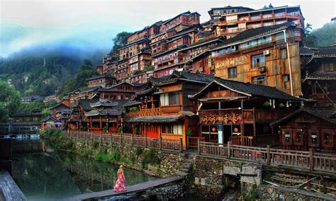 Xijiang Qianhu Miao Village China Guizhou Provinces Of China