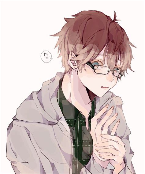 anime guys with glasses and brown hair anime gallery