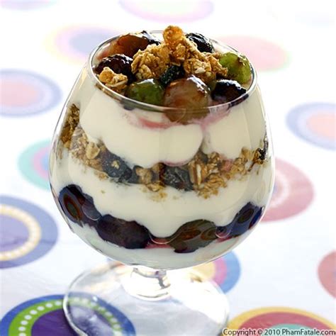 This search takes into account your taste preferences. Fruit and Yogurt Parfait Recipe (Grapes and Granola ...