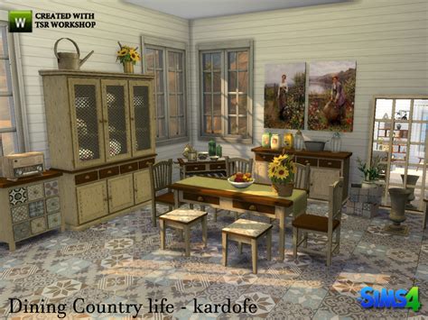 The Sims Resource Kardofedining Country Life