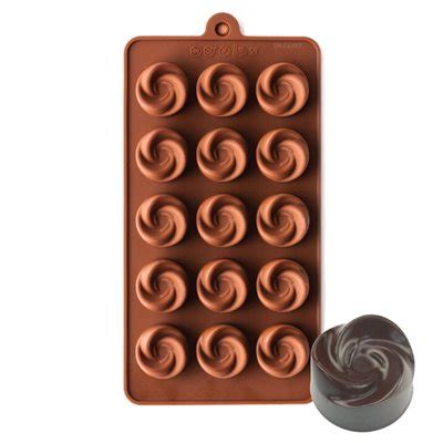 They're typically small and less likely to be able to accommodate all of a typical recipe's worth of batter, so you'd either need to. Rosette Silicone Chocolate Mold