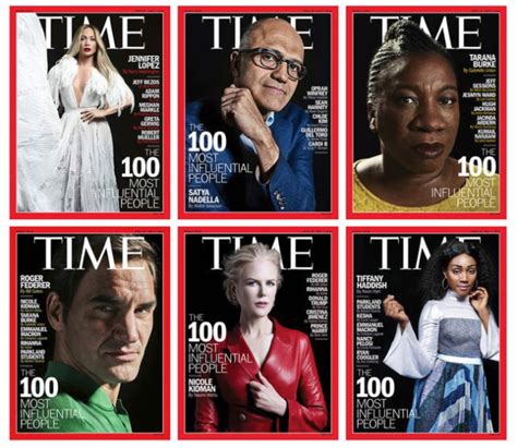 100 Most Influential People But Just Six Covers Microsofts Satya