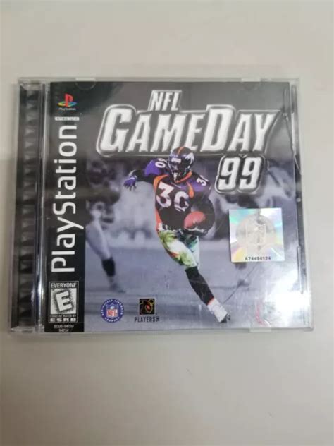Nfl Gameday 99 Sony Playstation 1 Ps1 Complete Black Label Tested 630