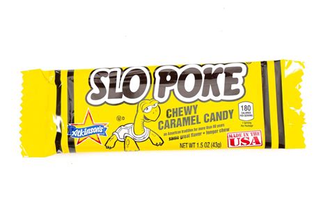 Slo Poke Chewy Caramel Atkinsons Candy Bar Pack 15 Oz Vintage