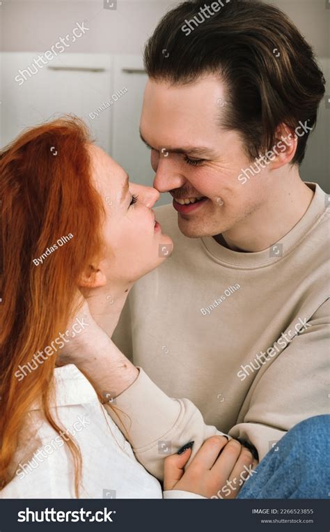 Sexy Lovers Sensual Kiss Man Kissed Stock Photo Shutterstock