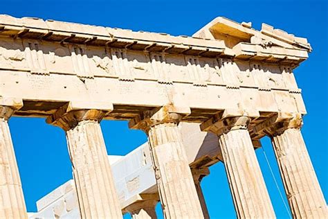 In Greece The Old Architecture And Historical Place Parthenon Photo