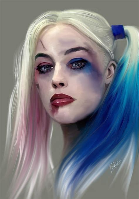 Harley Quinn Digital Art By Jason Longstreet