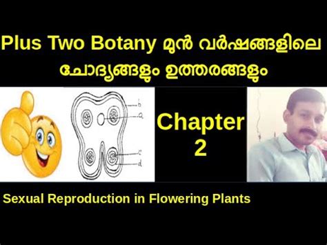 Plus Two Botany Chapter Wise Previous Questions Chapter 2 Sexual