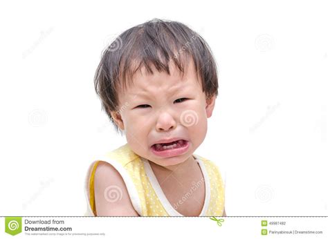 Baby Girl Crying Stock Photo Image 49987482