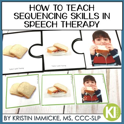 How And Why To Teach Sequencing In Speech Therapy Spe