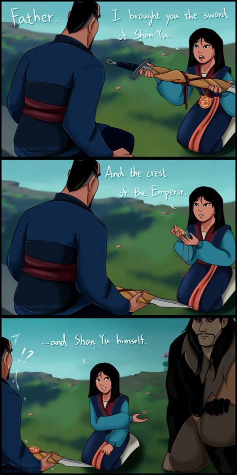 Mulan X Shan Yu Meet The Father By Wolfkice On Deviantart