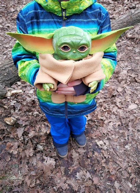 Baby Yoda Big Doll As Real The Mandalorian Etsy
