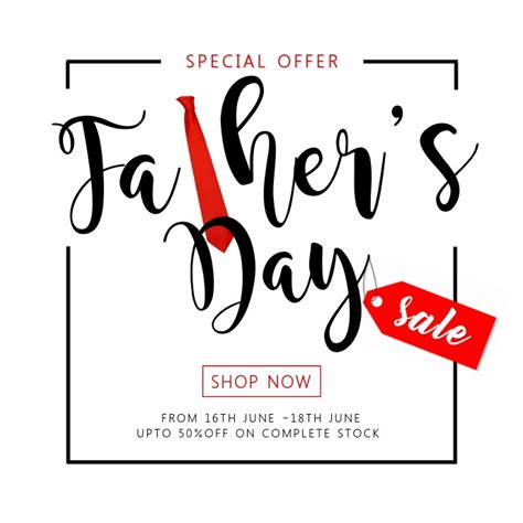 These bundles come fully cooked and ready to serve. Father's Day Special Sale Video Template | PosterMyWall