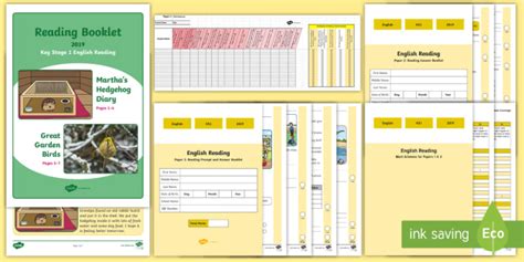 Year 2 Sats Reading Assessment Pack Ks1 Sats Papers 2019