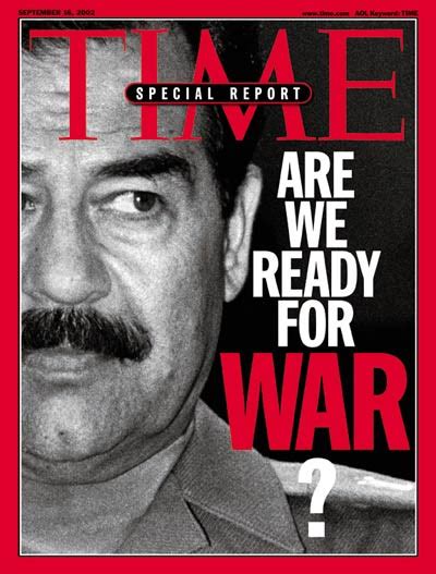 Time Magazine Cover Saddam Hussein Sep 16 2002 Saddam Hussein
