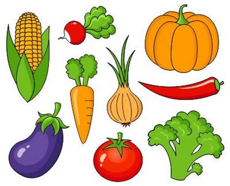 Fruits And Vegetables Clip Art Collection Clipart Bundle Etsy Animal