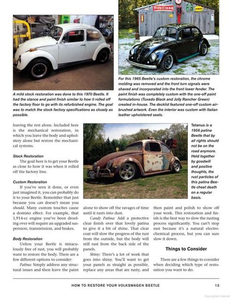 How To Restore Your Volkswagen Beetle Ellery Publications