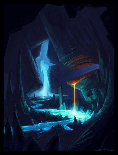 Blue Caves Oldie The Blue Planet Fantasy Art Landscapes Oldies