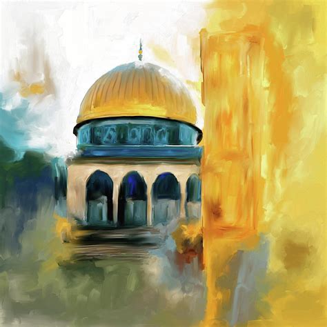 Painting 691 1 Masjid Al Aqsa Painting By Mawra Tahreem Pixels