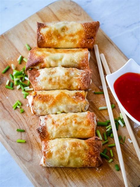 Combine with the rice wine and soy sauce in a bowl and leave to marinade for 20 minutes. Skip takeout and make egg rolls at home! These sweet and ...