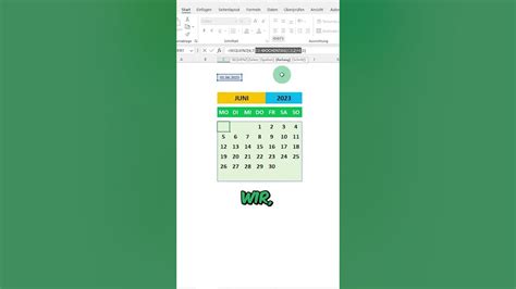 Excel Dynamischen Kalender Erstellen Excel Microsoft Office365 Youtube