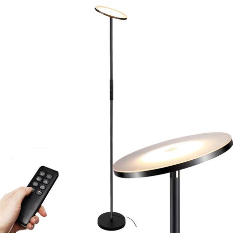 Floor Lamp Led Torchiere Floor Lamp Tall Standing Uplight Industrial