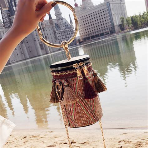 High End Straw Handbags