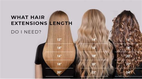 What Hair Extensions Length Do You Need Length Chart