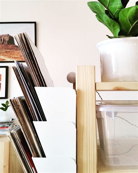 Use Ikea Wall Magazine Rack Kvissle To Store Your Vinyl Records Vinyl