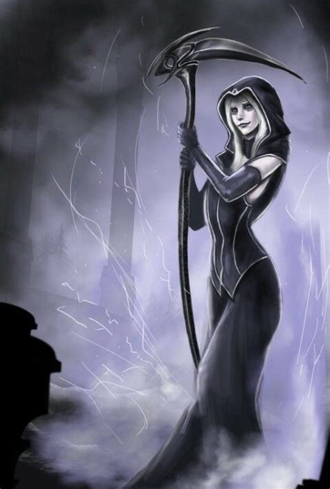 Female Grim Reaper Artwork