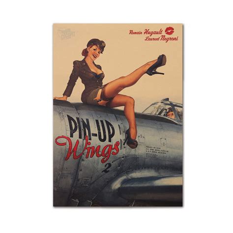 Buy Vintage WW2 Pin Up Girl 20 X 14 Inch Unframed Kraft Paper Pinup