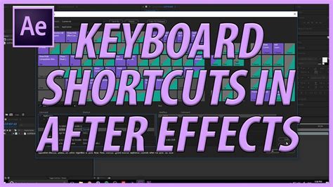 How To Change Keyboard Shortcuts In Adobe After Effects CC 2018 YouTube