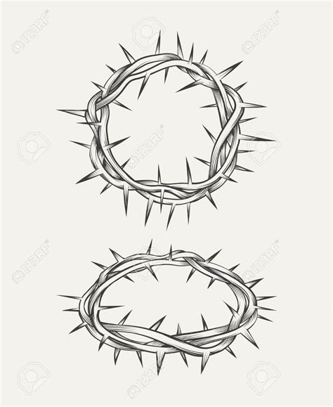 Jesus Crown Of Thorns Drawing At Getdrawings Free Download