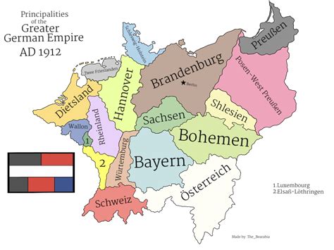 principalaties of the greater german empire imaginarymaps