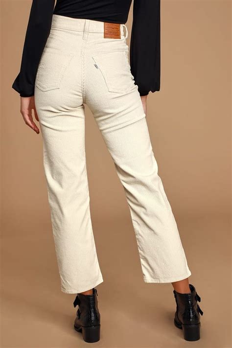 Beige Look From Zara Fashionactivation Straight Ankle Jeans