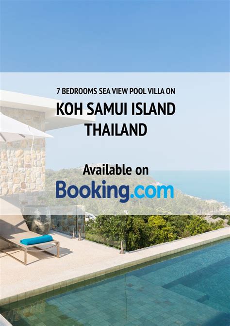 Contemporary Style Design Villa For Rent On Koh Samui Island Thailand Infinity Pool Sea View
