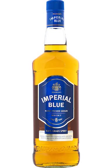 Sip In Peace Seagrams Imperial Blue Whiskey 750ml